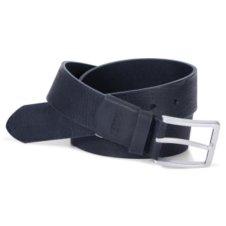Elastischer Ledergürtel mit Stretch-Einsatz schwarz_2 | 125