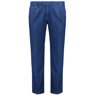 Bundfalten-Jeans mit Stretch blau_22 | 58