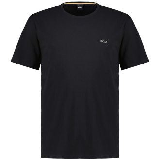 T-Shirt mit Elasthan schwarz_001 | 4XL