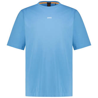 T-Shirt mit Elasthan mittelblau_486 | 3XL