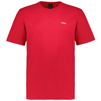 T-Shirt mit Elasthan rot_616 | 5XL