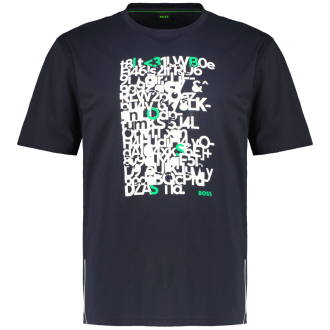 T-Shirt mit Print dunkelblau_402 | 3XL