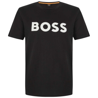 T-Shirt aus Biobaumwolle schwarz/weiß_002/1020 | 4XL