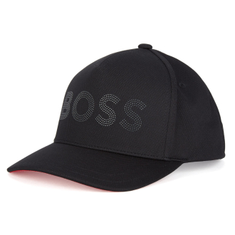 Baseball-Cap mit Logo-Print schwarz_001 | One Size