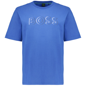 T-Shirt mit Print königsblau_432 | 4XL