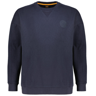 Sweatshirt mit Logo-Stickerei dunkelblau_404 | 3XL