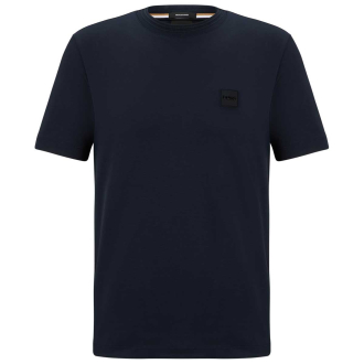 T-Shirt aus merzerisierter Baumwolle dunkelblau_405 | 4XL