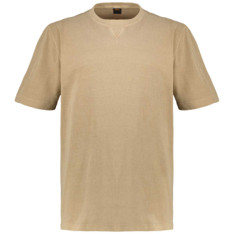 T-Shirt aus Baumwolle beige_263 | 6XL