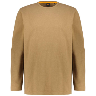 Longsleeve mit Elasthan beige_280 | 5XL