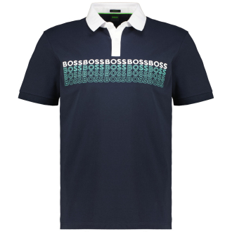 Poloshirt mit Kontrastdetails dunkelblau_402 | 4XL