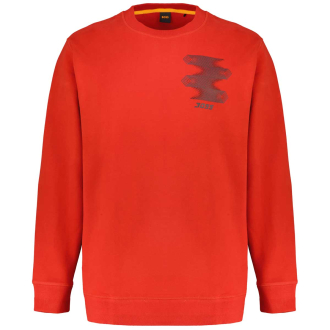 Sweatshirt mit Biobaumwolle rot_624 | 6XL
