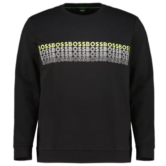 Sweatshirt mit Elasthan schwarz_001 | 4XL