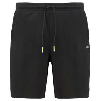 Kurze Jogginghose mit Elasthan schwarz_001 | 4XL