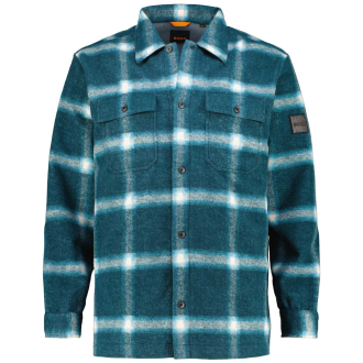 Fleece-Hemdjacke petrol_389 | 4XL