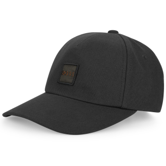 Baseball-Cap mit Logo-Patch schwarz_001 | One Size