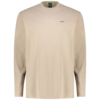 Longsleeve mit Elasthan sand_335 | 4XL