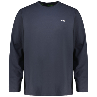 Longsleeve mit Elasthan dunkelblau_402 | 6XL