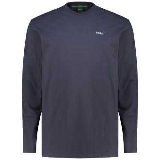 Longsleeve mit Elasthan marine_405 | 4XL