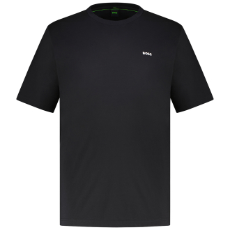 T-Shirt mit Elasthan schwarz_001 | 4XL