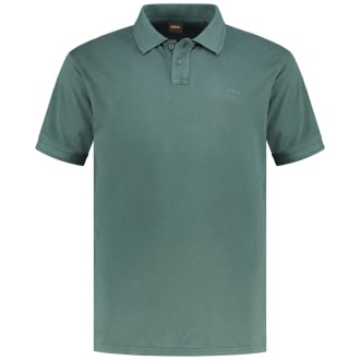 Poloshirt aus Biobaumwolle dunkelgrün_350 | 3XL