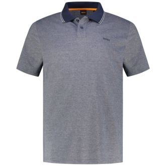 Poloshirt mit Kontrastdetails dunkelblau_404 | 3XL