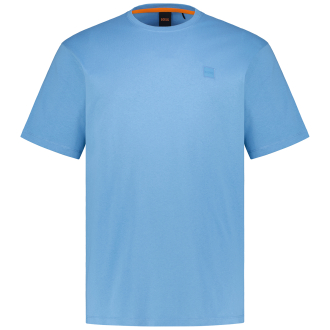 T-Shirt aus Baumwolle mittelblau_486 | 4XL