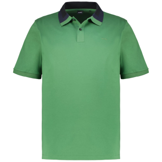 Poloshirt aus Baumwoll-Jersey dunkelgrün_348 | 4XL