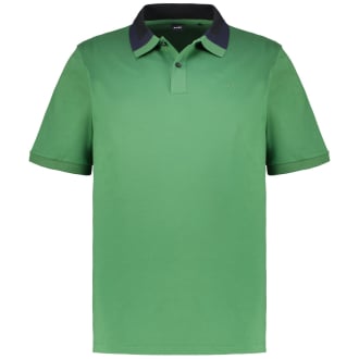 Poloshirt aus Baumwoll-Jersey dunkelgrün_348 | 4XL