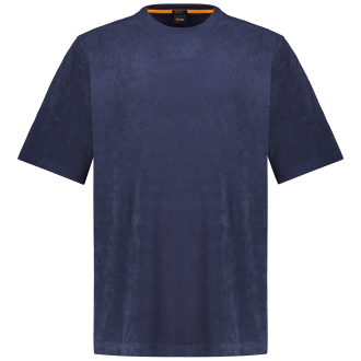 T-Shirt aus Baumwoll-Frottee dunkelblau_404 | 5XL