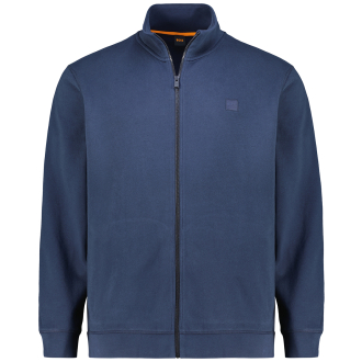 Sweatjacke aus Baumwolle dunkelblau_404 | 4XL