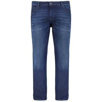 Stretch-Jeans im 5-Pocket Stil, gerade dunkelblau_406 | 42/32
