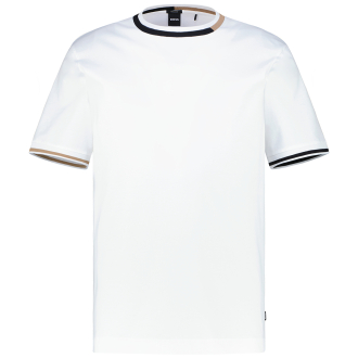 T-Shirt aus merzerisierter Baumwolle weiß_100 | 4XL