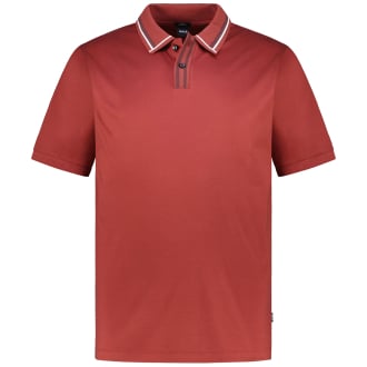 Poloshirt aus merzerisierter Baumwolle braun_248 | 3XL