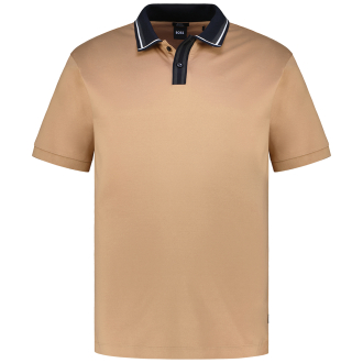 Poloshirt aus merzerisierter Baumwolle beige_260 | 3XL