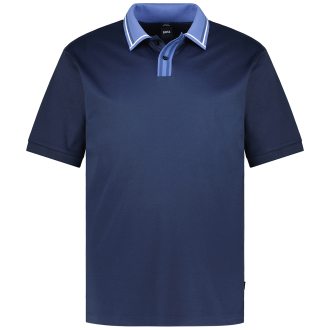 Poloshirt aus merzerisierter Baumwolle dunkelblau_404 | 3XL