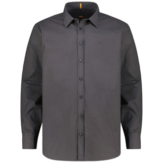 Freizeithemd mit Biobaumwolle schwarz_001 | 3XL