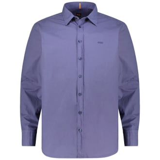 Freizeithemd mit Biobaumwolle dunkelblau_418 | 3XL