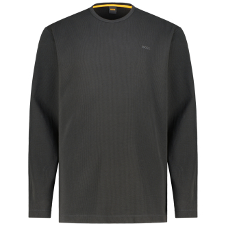 Longsleeve mit Stretch schwarz_001 | 4XL