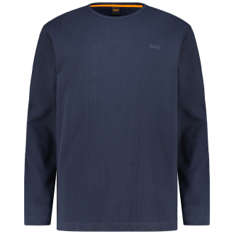 Longsleeve mit Stretch dunkelblau_404 | 5XL