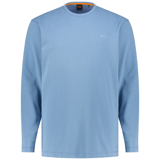 Longsleeve mit Stretch graublau_459 | 5XL