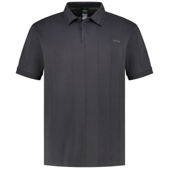 Poloshirt mit Elasthan schwarz_001 | 5XL