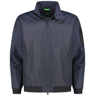 Leichte Blousonjacke, wasserabweisend dunkelblau_402 | 4XL