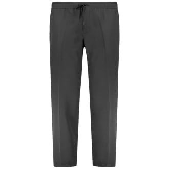 Leichte Chinos mit Kordelzug schwarz_001 | 62