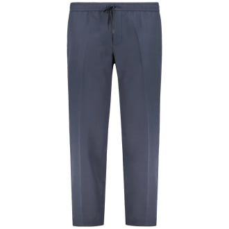 Leichte Chinos mit Kordelzug dunkelblau_402 | 62