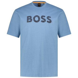 T-Shirt mit Label-Print graublau_459 | 3XL
