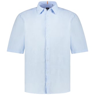 Freizeithemd aus Leinen hellblau_460 | 3XL