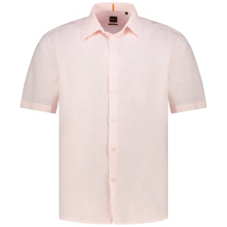 Freizeithemd aus Leinen korallrot_682 | 3XL