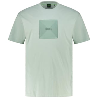 T-Shirt mit Label-Print mint_357 | 3XL