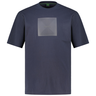 T-Shirt mit Label-Print dunkelblau_402 | 3XL