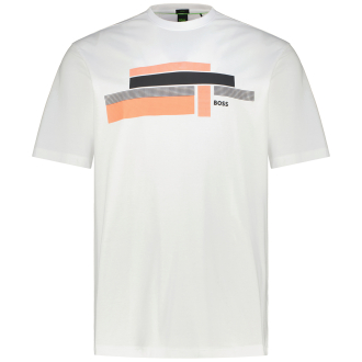T-Shirt mit Elasthan weiß_100 | 3XL